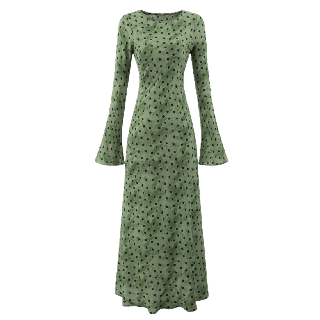 Robe Verte des Années 70 - Louise Vintage