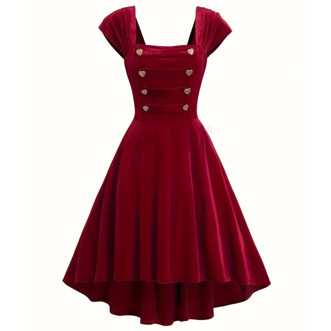 Robe Vintage 50 Bordeaux - Louise Vintage