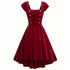 Robe Vintage 50 Bordeaux - Louise Vintage