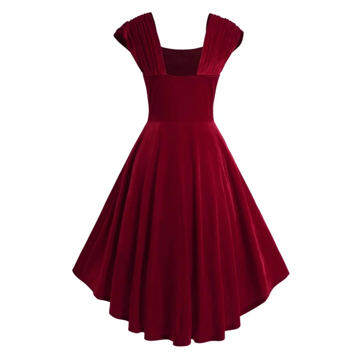 Robe Vintage 50 Bordeaux - Louise Vintage