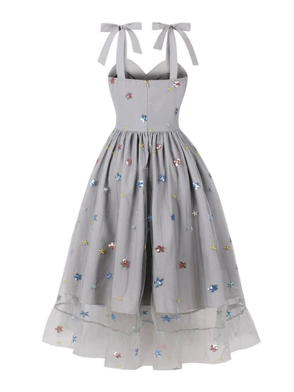 Robe Vintage 50 Gris - Louise Vintage