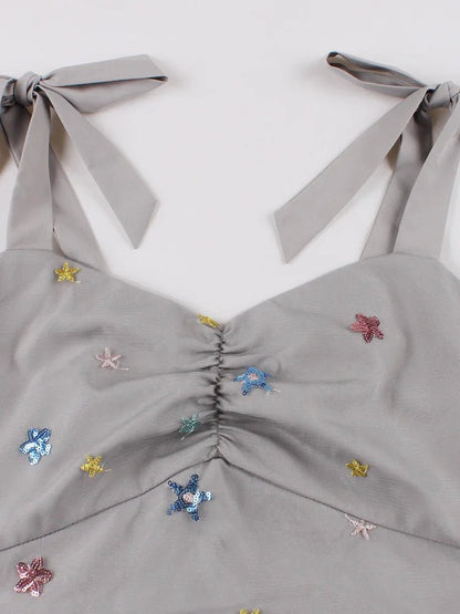 Robe Vintage 50 Gris - Louise Vintage