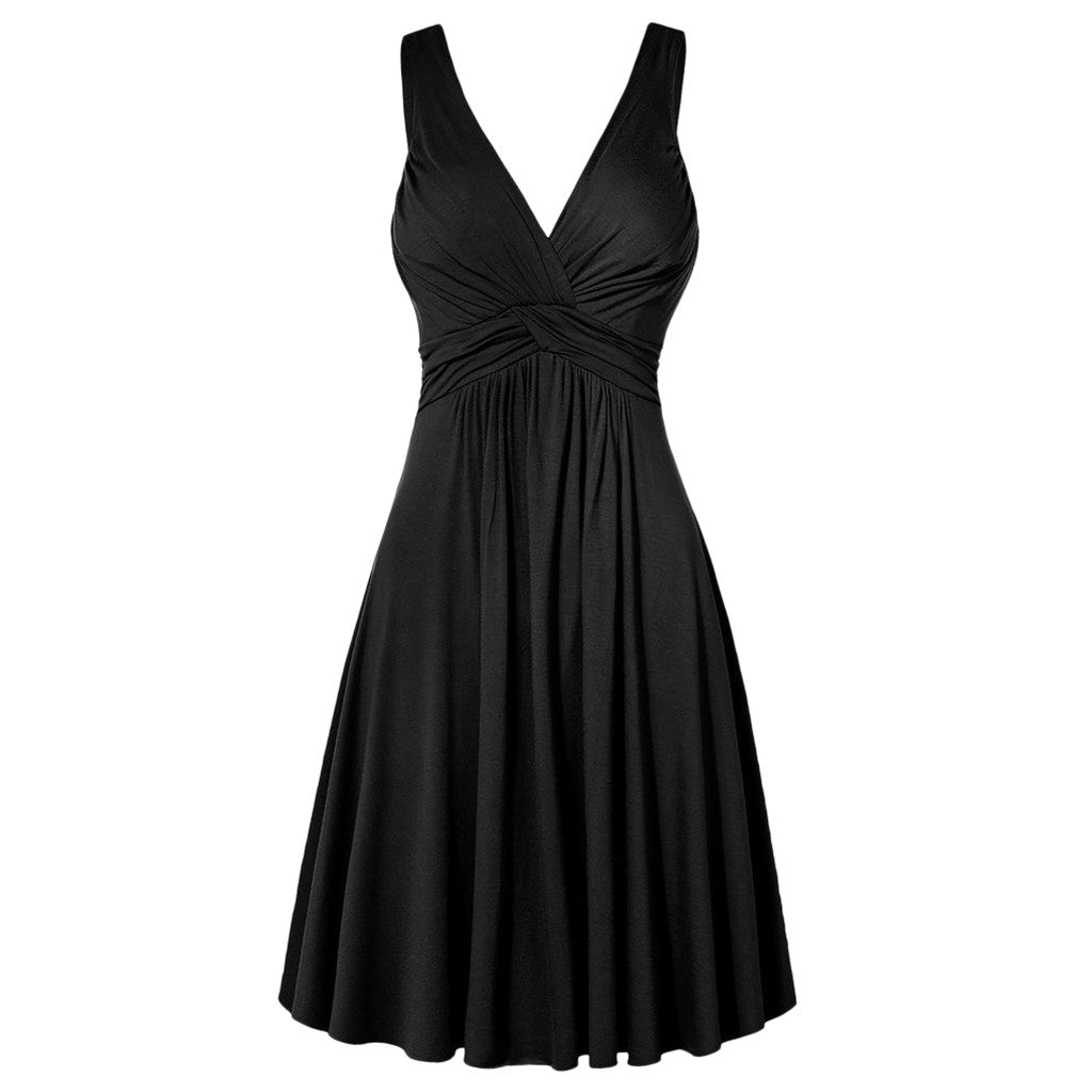 Robe Vintage 50s Grande Taille Noire - Louise Vintage