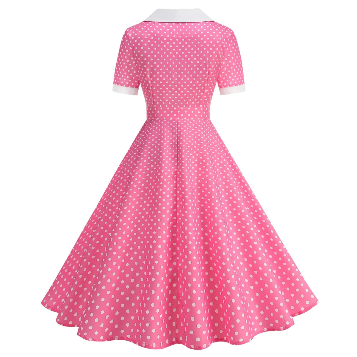 Robe Vintage 50s Rose Pois - Louise Vintage