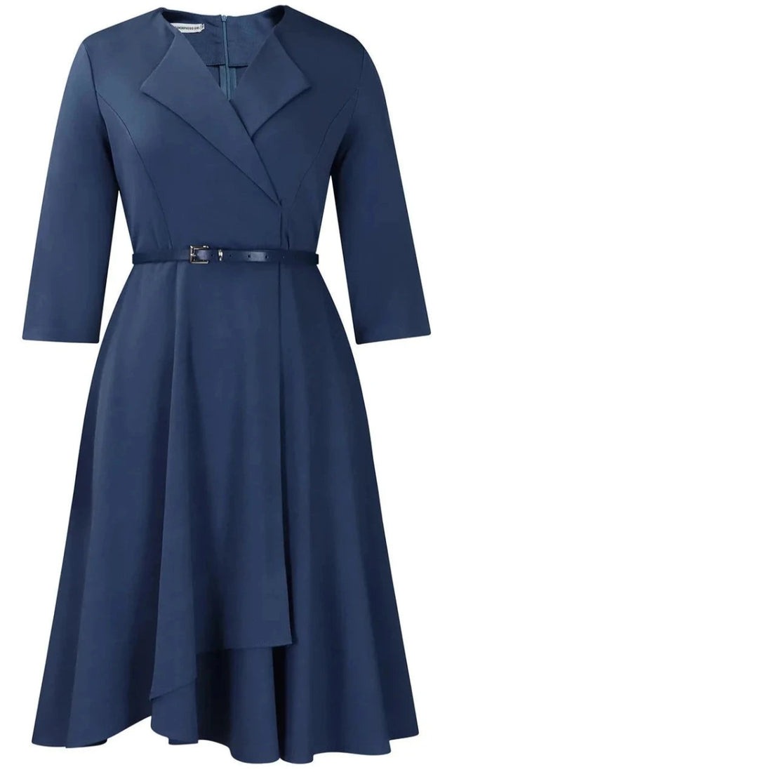 Robe Vintage Année 40 Marine Pas Cher - Louise Vintage