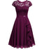 Robe Vintage Année 50 Soir Violet - Louise Vintage