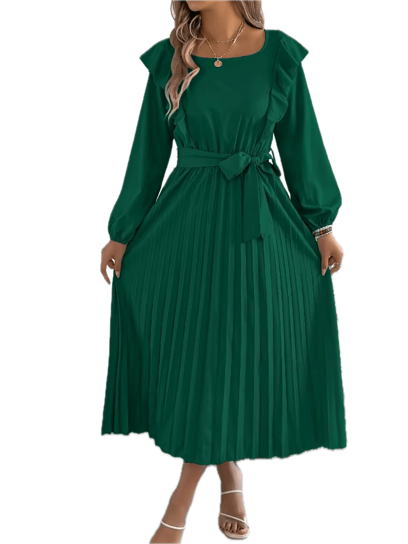 Robe Vintage Année 70 Verte - Louise Vintage