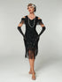 Robe Vintage Années 20 Flapper Doré - Louise Vintage