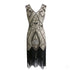 Robe Vintage Années 20 Gatsby Beige - Louise Vintage