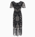 Robe Vintage Années 20 Grande Taille Noir - Louise Vintage