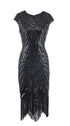 Robe Vintage Années 20 Noire - Louise Vintage