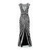 Robe Vintage Années 20 Noire Perles - Louise Vintage
