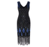 Robe Vintage Années 20 Paris Bleu - Louise Vintage