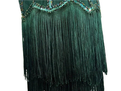 Robe Vintage Années 20 Paris Vert - Louise Vintage