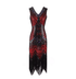 Robe Vintage Années 20 Rétro Rouge - Louise Vintage
