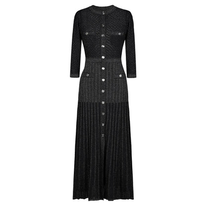 Robe Vintage Années 40 Art Noir - Louise Vintage
