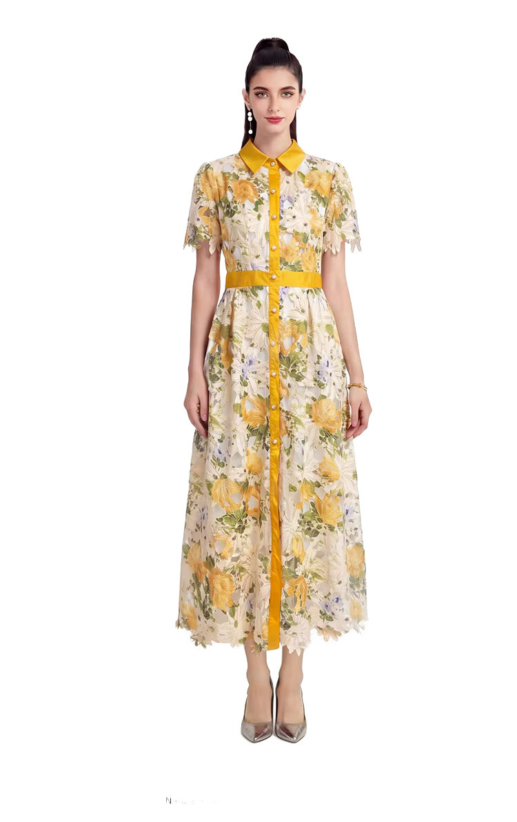 Robe Vintage Années 40 Dessin - Louise Vintage