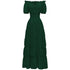 Robe Vintage Années 40 Fluide Vert - Louise Vintage
