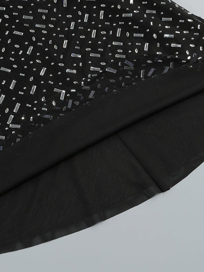 Robe Vintage Années 40 Luxe Noir - Louise Vintage