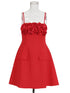 Robe Vintage Années 40 Luxe Rouge - Louise Vintage