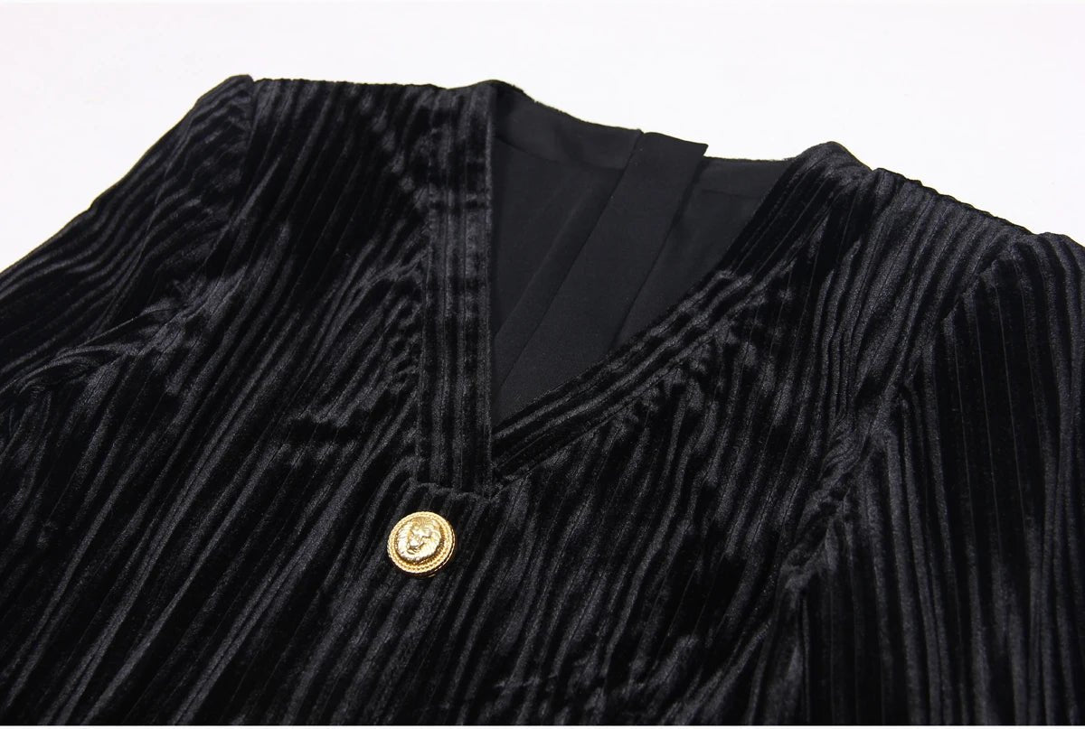 Robe Vintage Années 40 Moulante Noire - Louise Vintage