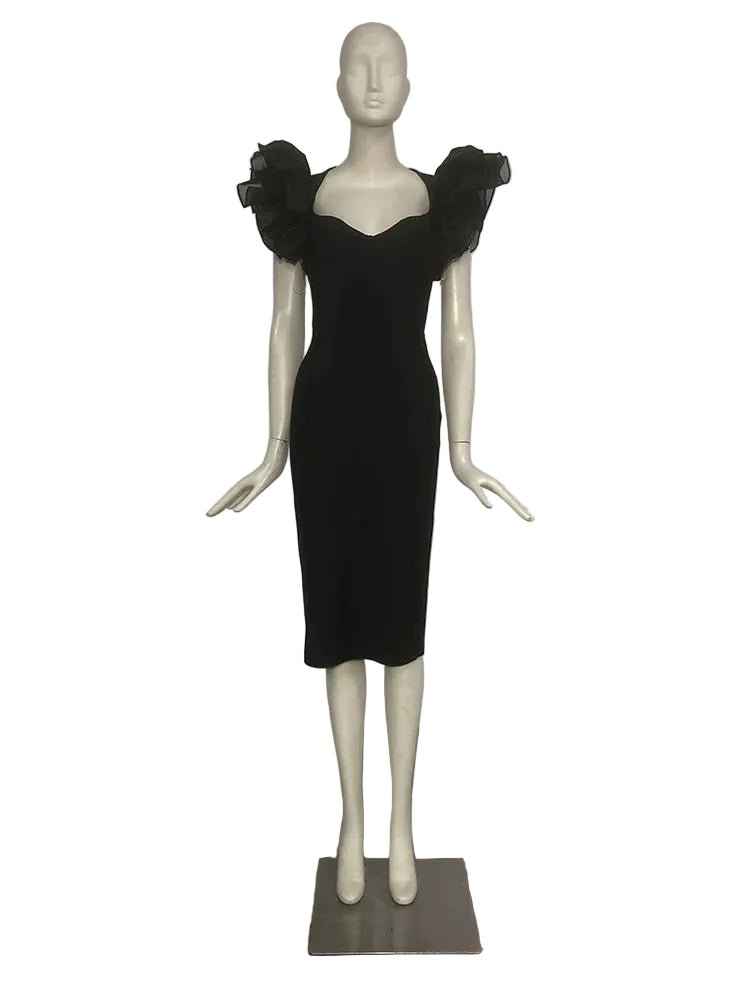 Robe Vintage Années 40 Noire - Louise Vintage