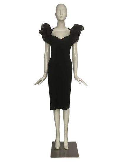 Robe Vintage Années 40 Noire - Louise Vintage