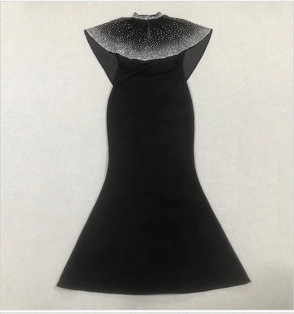 Robe Vintage Années 40 Noire Taille Haute - Louise Vintage