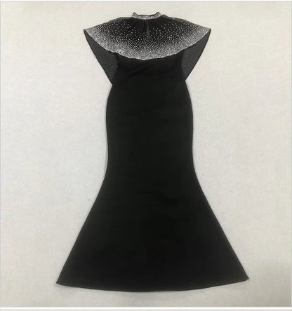 Robe Vintage Années 40 Noire Taille Haute - Louise Vintage