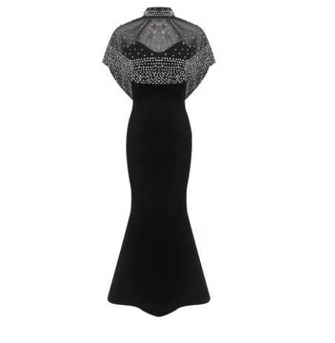 Robe Vintage Années 40 Noire Taille Haute - Louise Vintage
