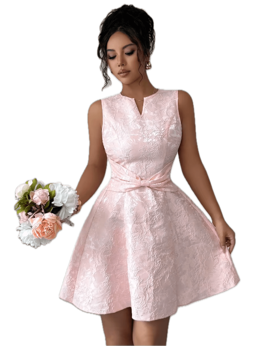 Robe Vintage Années 40 Old School Rose - Louise Vintage