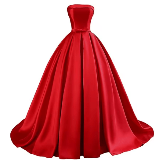 Robe Vintage Années 40 Rouge Soirée - Louise Vintage