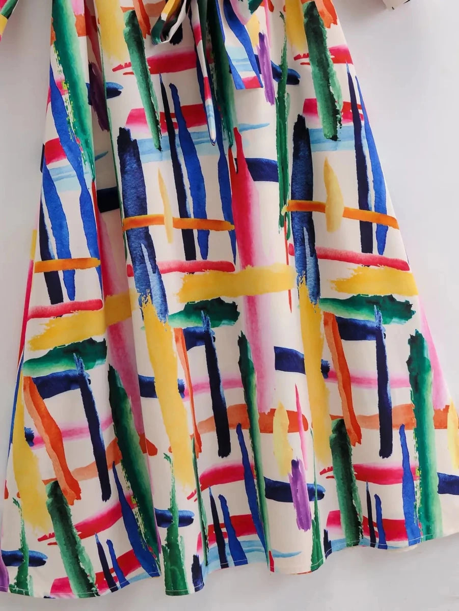 Robe Vintage Années 70 Rayée - Louise Vintage