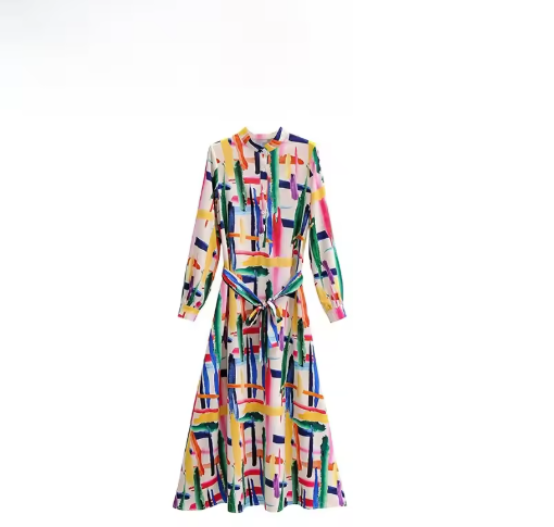 Robe Vintage Années 70 Rayée - Louise Vintage