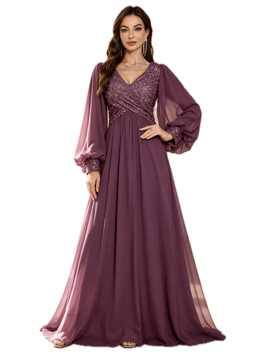 Robe Vintage Automne Hiver Bordeaux - Louise Vintage