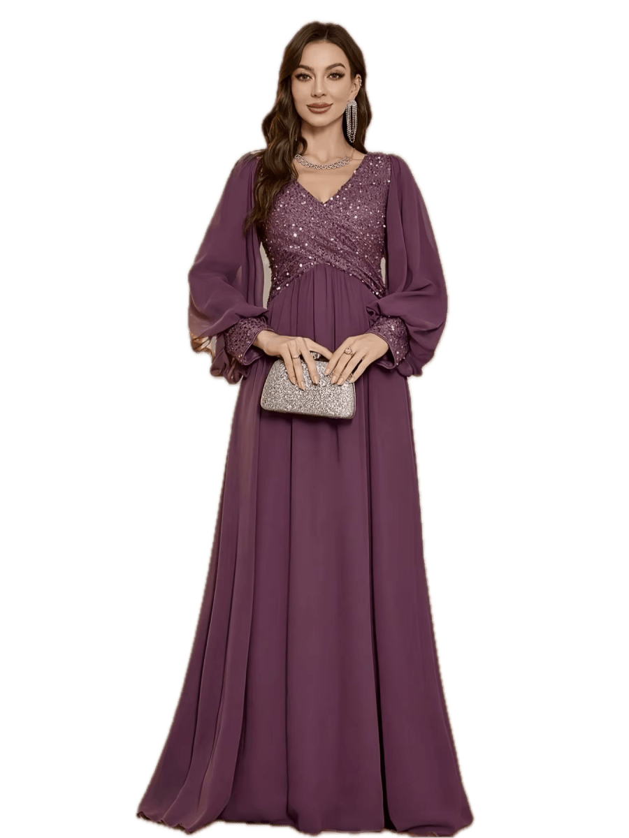 Robe Vintage Automne Hiver Bordeaux - Louise Vintage