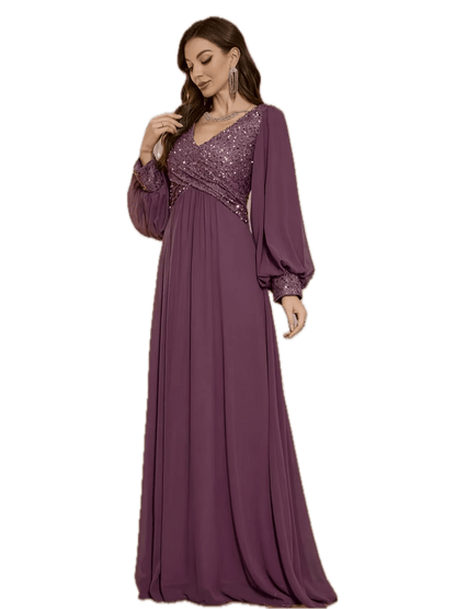 Robe Vintage Automne Hiver Bordeaux - Louise Vintage