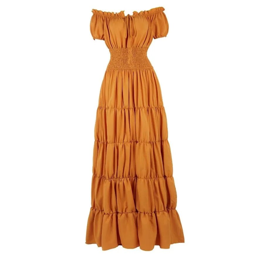 Robe Vintage Boheme Jaune - Louise Vintage