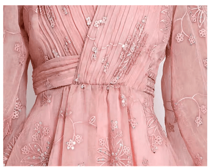 Robe Vintage Broderie Florale - Louise Vintage