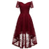 Robe Vintage Broderie Rouge - Louise Vintage