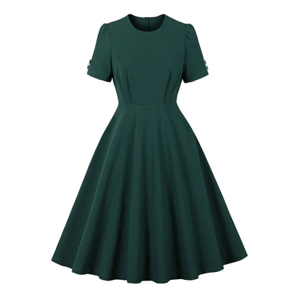 Robe Vintage Col Bateau - Louise Vintage
