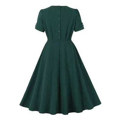 Robe Vintage Col Bateau - Louise Vintage