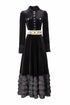Robe Vintage Col Claudine Noire - Louise Vintage