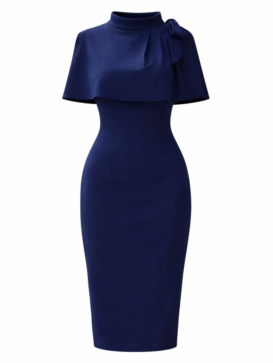 Robe Vintage Crayon Chic Marine - Louise Vintage
