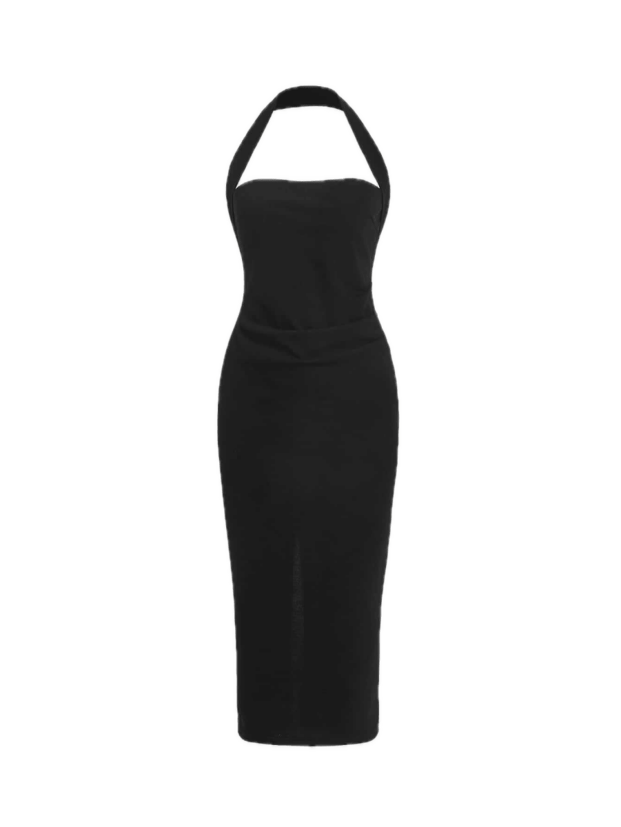 Robe Vintage Crayon Chic Noir - Louise Vintage