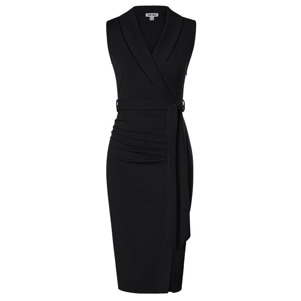Robe Vintage Crayon Noir - Louise Vintage