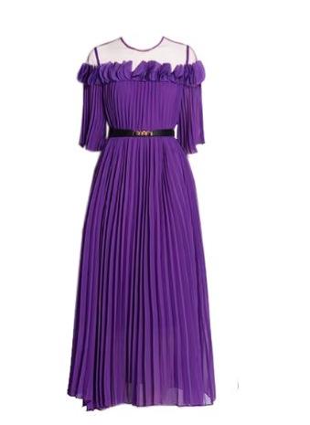 Robe Vintage de Qualité Violet - Louise Vintage