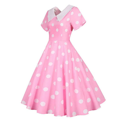 Robe Vintage Demoiselle Rose - Louise Vintage