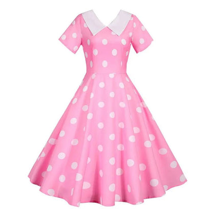 Robe Vintage Demoiselle Rose - Louise Vintage