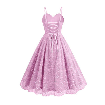 Robe Vintage Demoiselle Violet - Louise Vintage